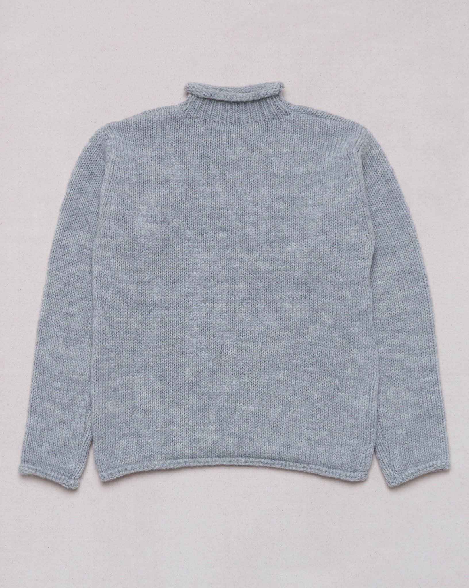 Fullcount Old Fisherman Wool Sweater - Heather Grey -Fullcount - URAHARA