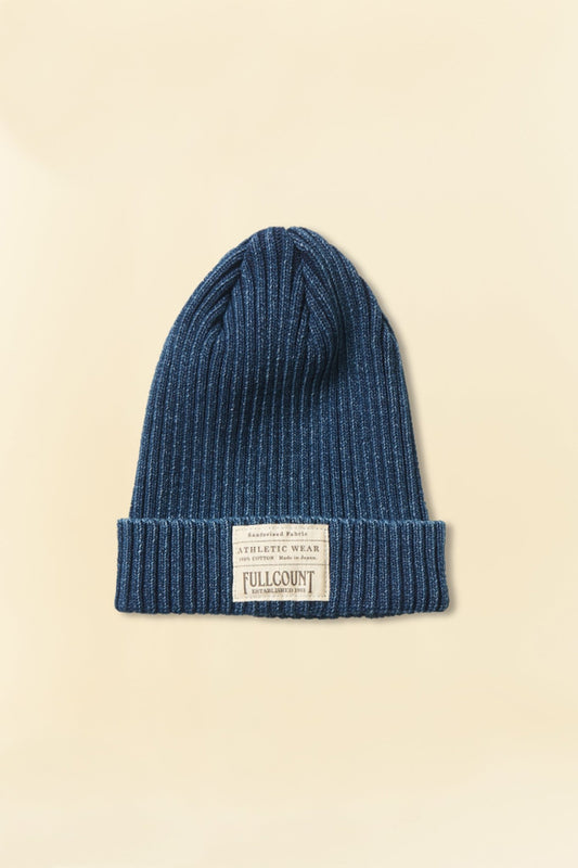 Fullcount Ribbed Watch Cap - Dark Indigo -Fullcount - URAHARA