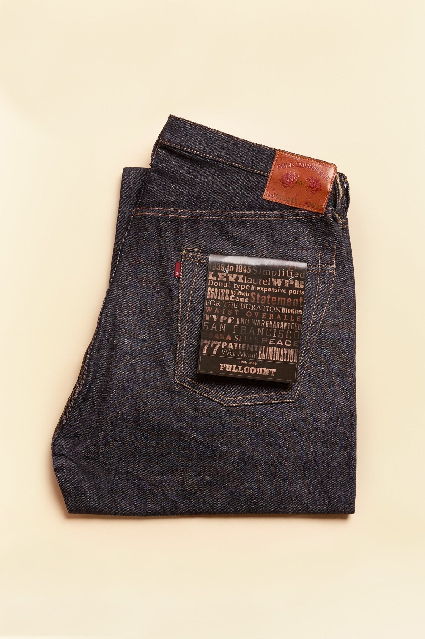 Fullcount S0105xx WW2 Wide Selvedge Denim (30th Anniversary Model) - 14.4oz -Fullcount - URAHARA