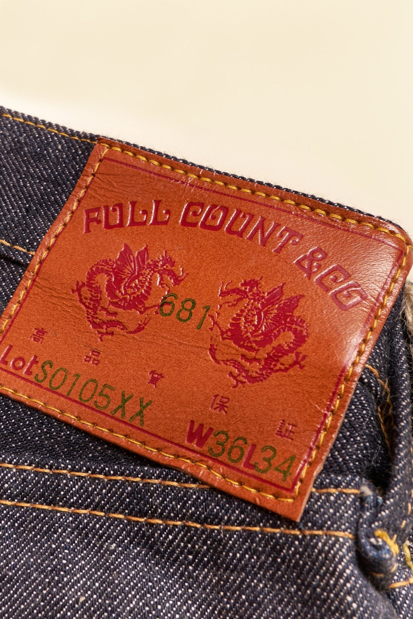 Fullcount S0105xx WW2 Wide Selvedge Denim (30th Anniversary Model) - 14.4oz -Fullcount - URAHARA