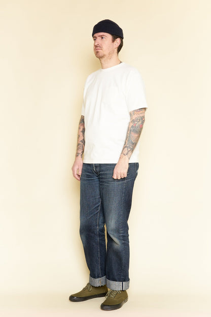 Godspeed Heavyweight Tsuriami 10oz Loopwheel Pocket T-Shirt - Natural -Godspeed - URAHARA