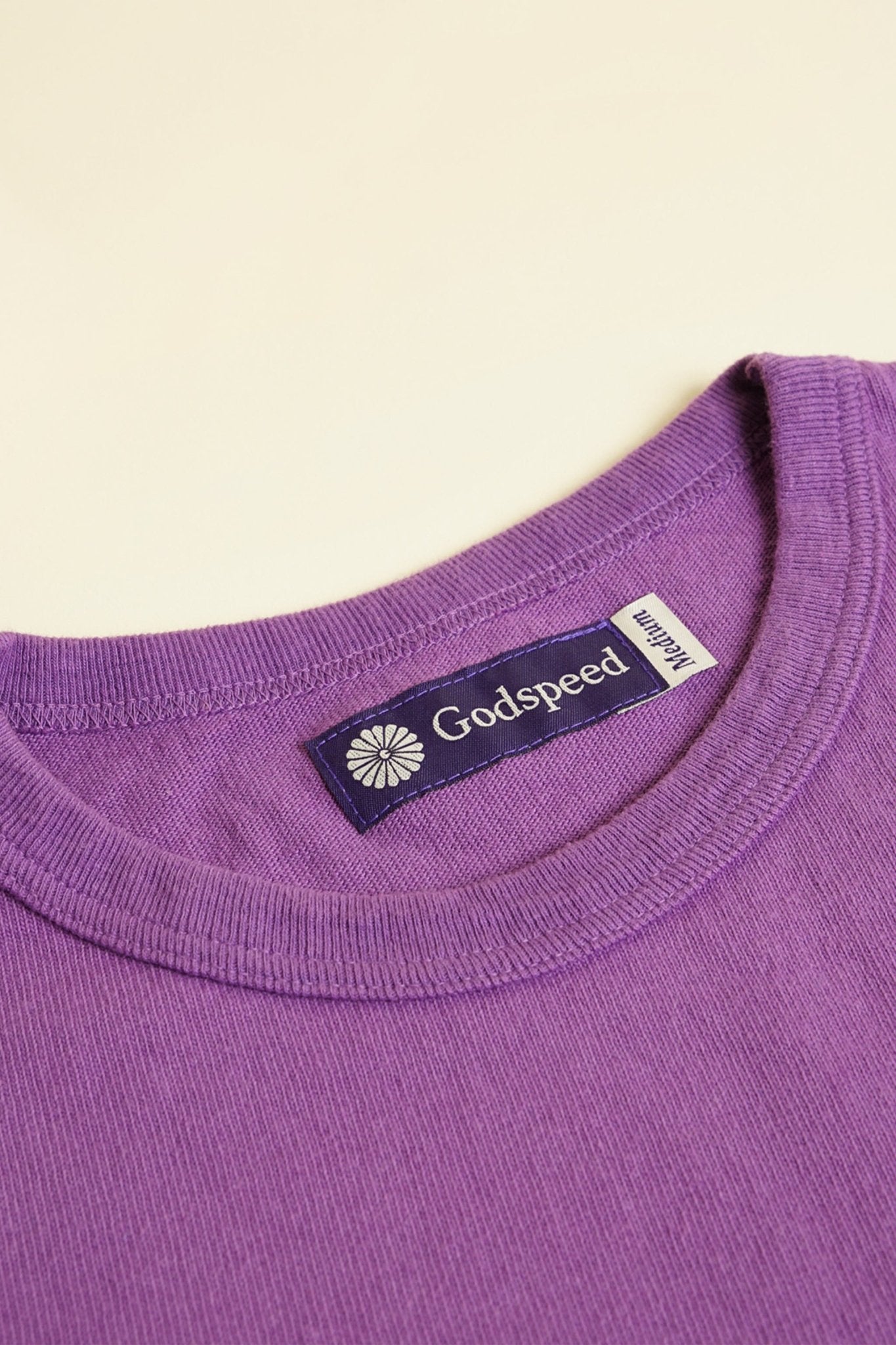 Godspeed Heavyweight Tsuriami 10oz Loopwheel Pocket T-Shirt - Purple -Godspeed - URAHARA