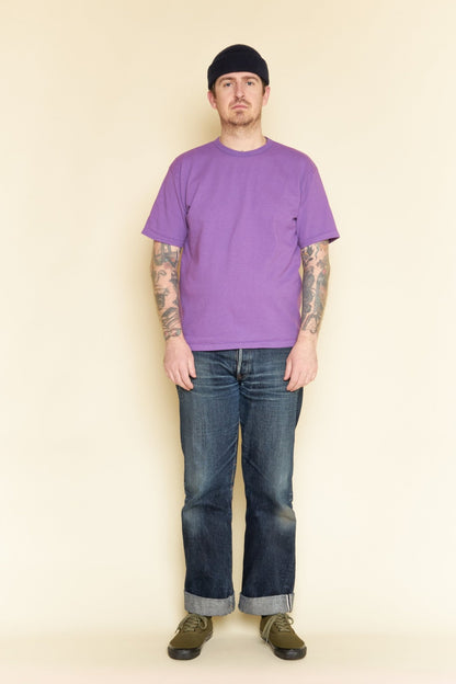 Godspeed Heavyweight Tsuriami 10oz Loopwheel T-Shirt - Purple -Godspeed - URAHARA