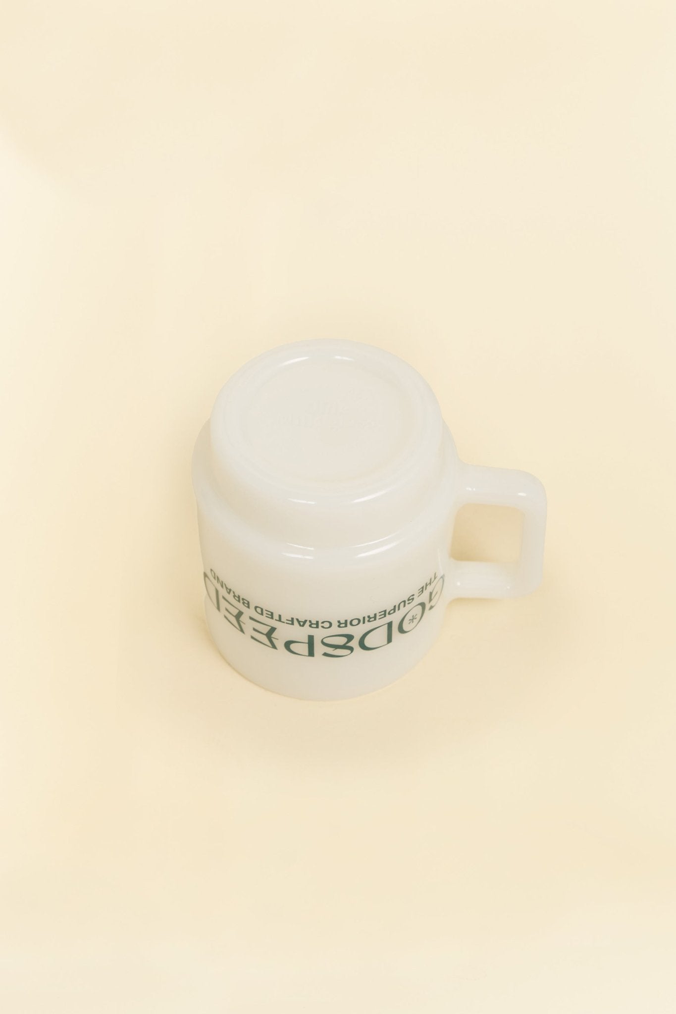 Godspeed Milk Glass 'Perseverance' Stacking Mug - Green -Godspeed - URAHARA