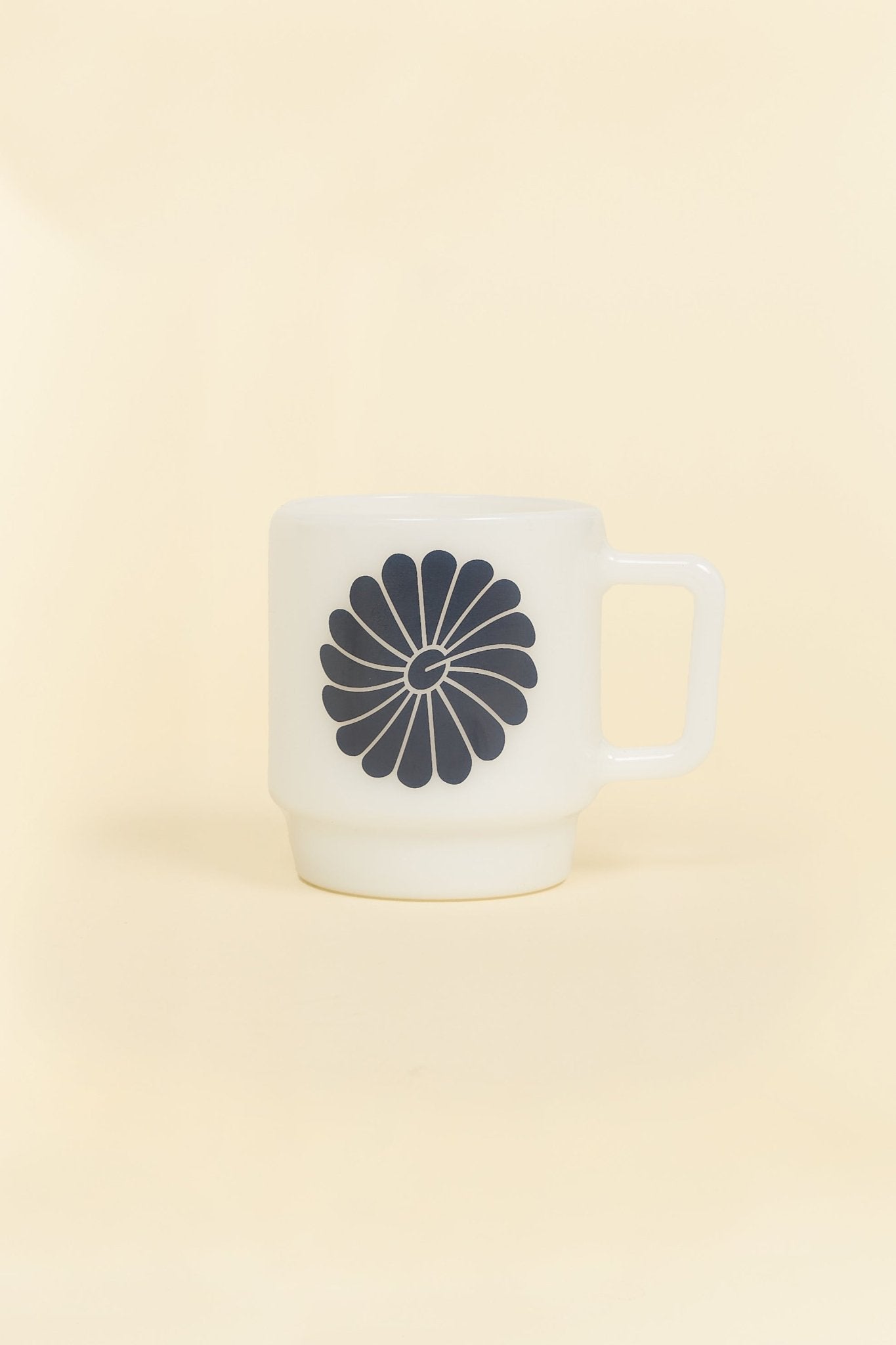 Godspeed Milk Glass 'Perseverance' Stacking Mug - Indigo -Godspeed - URAHARA