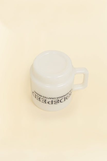 Godspeed Milk Glass 'Perseverance' Stacking Mug - Indigo -Godspeed - URAHARA