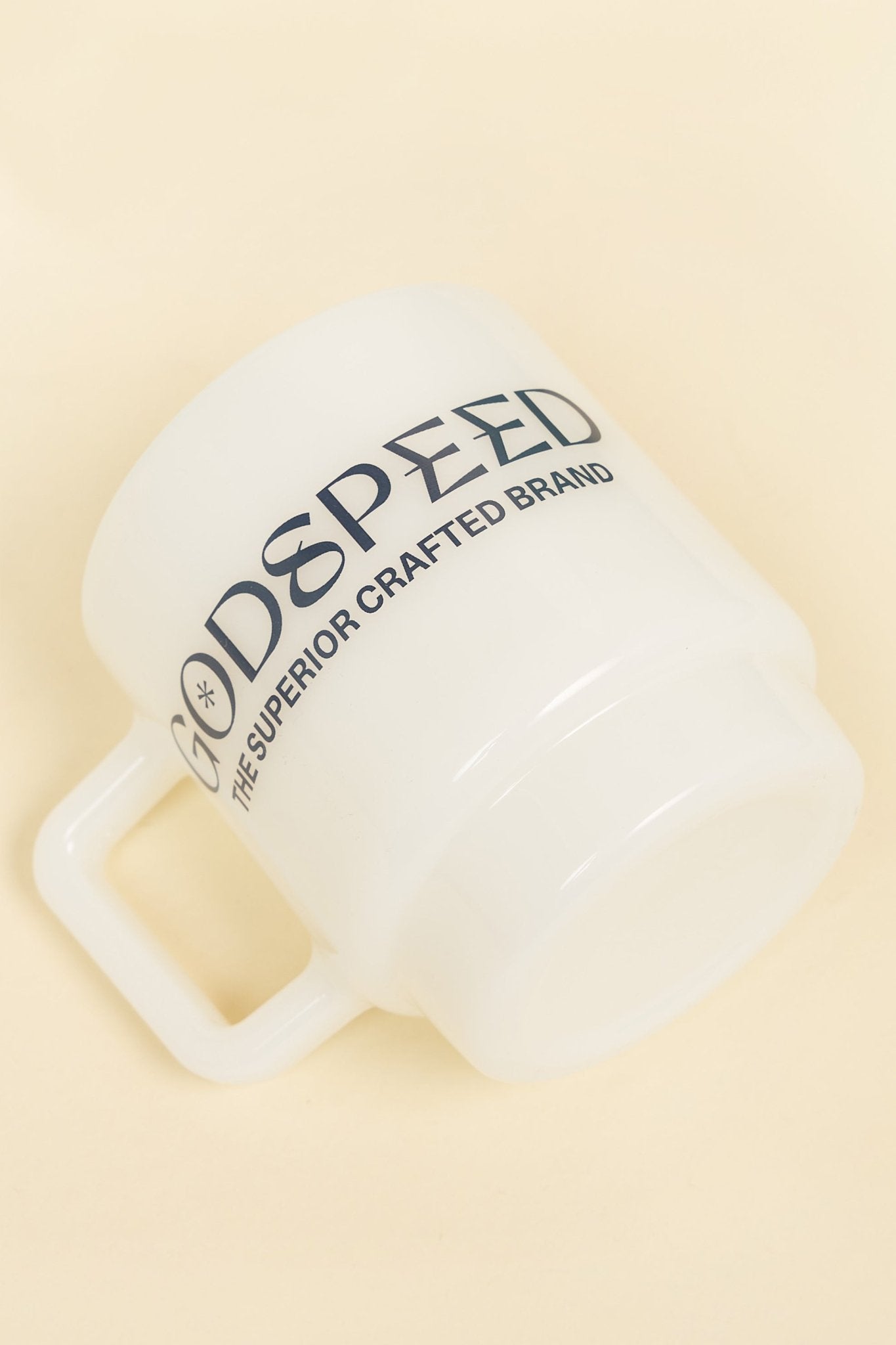 Godspeed Milk Glass 'Perseverance' Stacking Mug - Indigo -Godspeed - URAHARA