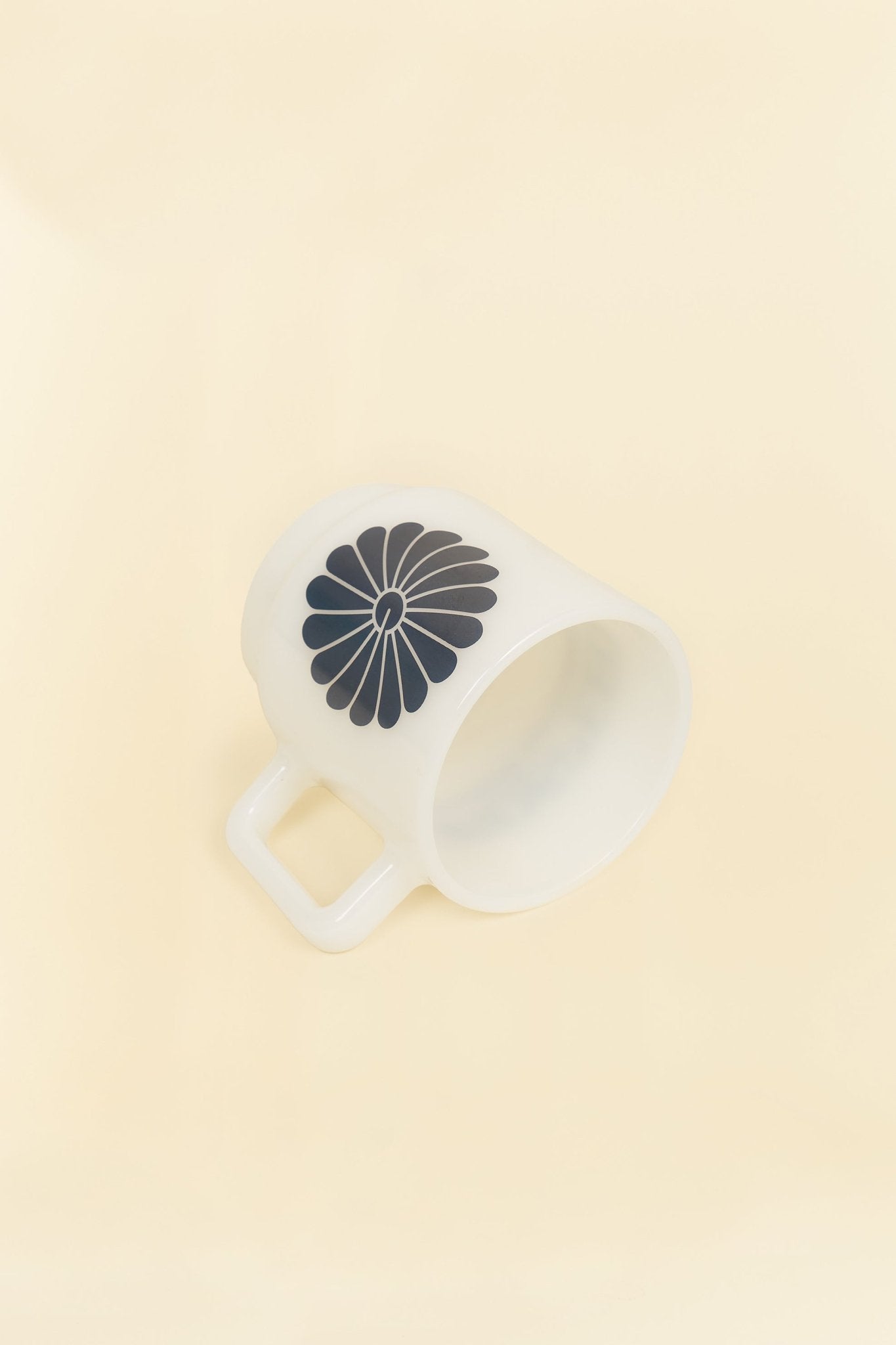 Godspeed Milk Glass 'Perseverance' Stacking Mug - Indigo -Godspeed - URAHARA