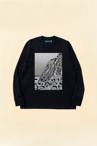 Godspeed Superior Organic L/S T-Shirt 'Ascent' - Black -Godspeed - URAHARA