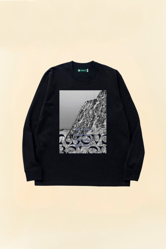 Godspeed Superior Organic L/S T-Shirt 'Ascent' - Black -Godspeed - URAHARA