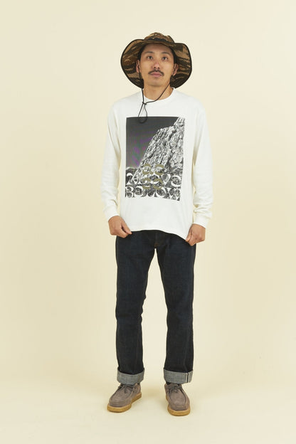 Godspeed Superior Organic L/S T-Shirt 'Ascent' - Natural -Godspeed - URAHARA