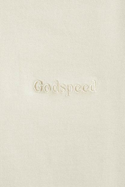 Godspeed Tonal Mini Logo Heavyweight Organic T-Shirt - Natural -Godspeed - URAHARA