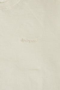 Godspeed Tonal Mini Logo Heavyweight Organic T-Shirt - Natural -Godspeed - URAHARA