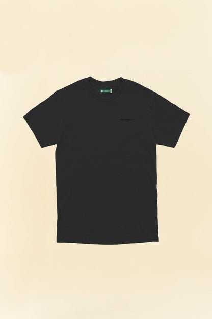 Godspeed Tonal Mini Logo Heavyweight Organic T-Shirt - Vintage Black -Godspeed - URAHARA