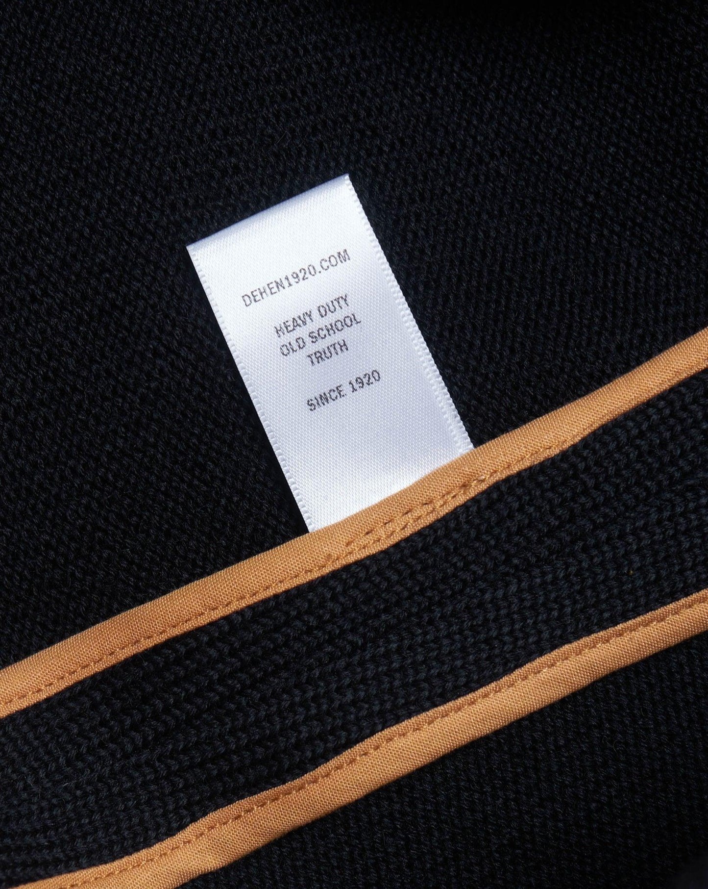 Godspeed x Dehen 1920 'Five Year' Knit Utility Vest - Black / Gold -Godspeed - URAHARA