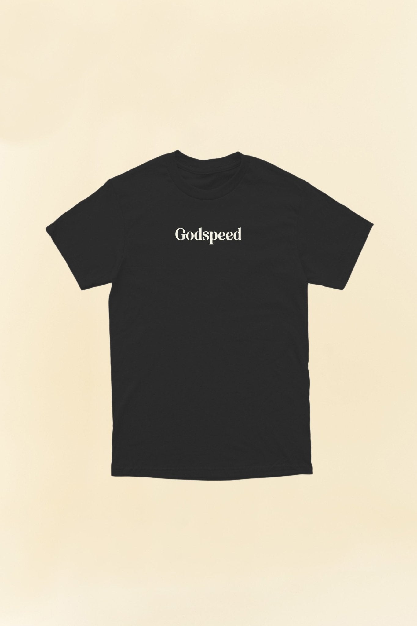 Godspeed 'Zenith' Heavyweight Organic T-Shirt - Black -Godspeed - URAHARA