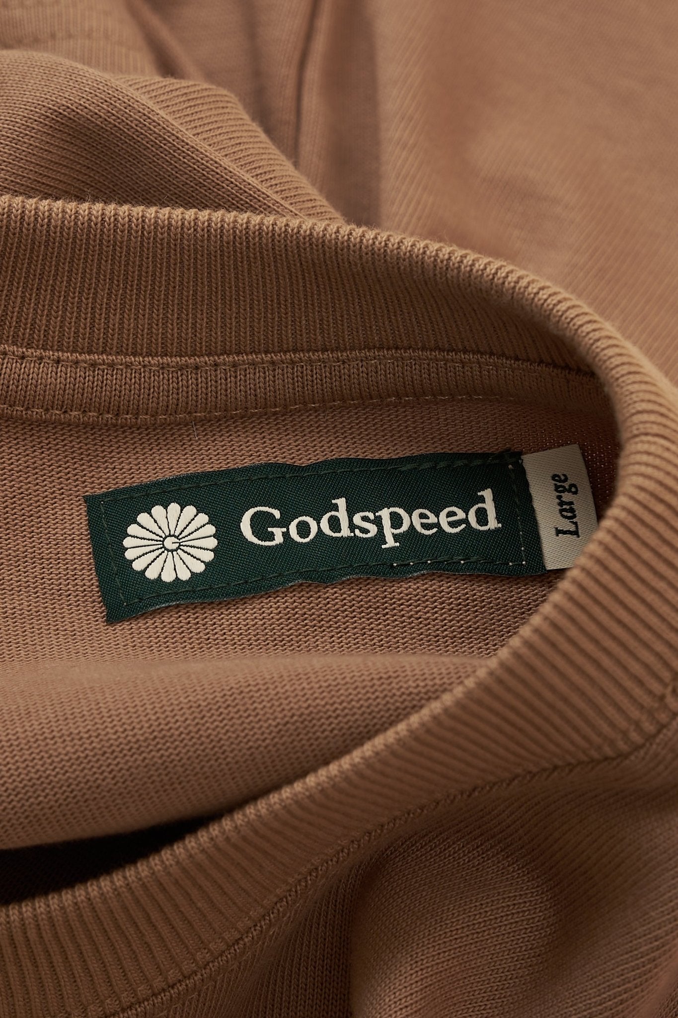 Godspeed 'Zenith' Heavyweight Organic T-Shirt - Brown -Godspeed - URAHARA