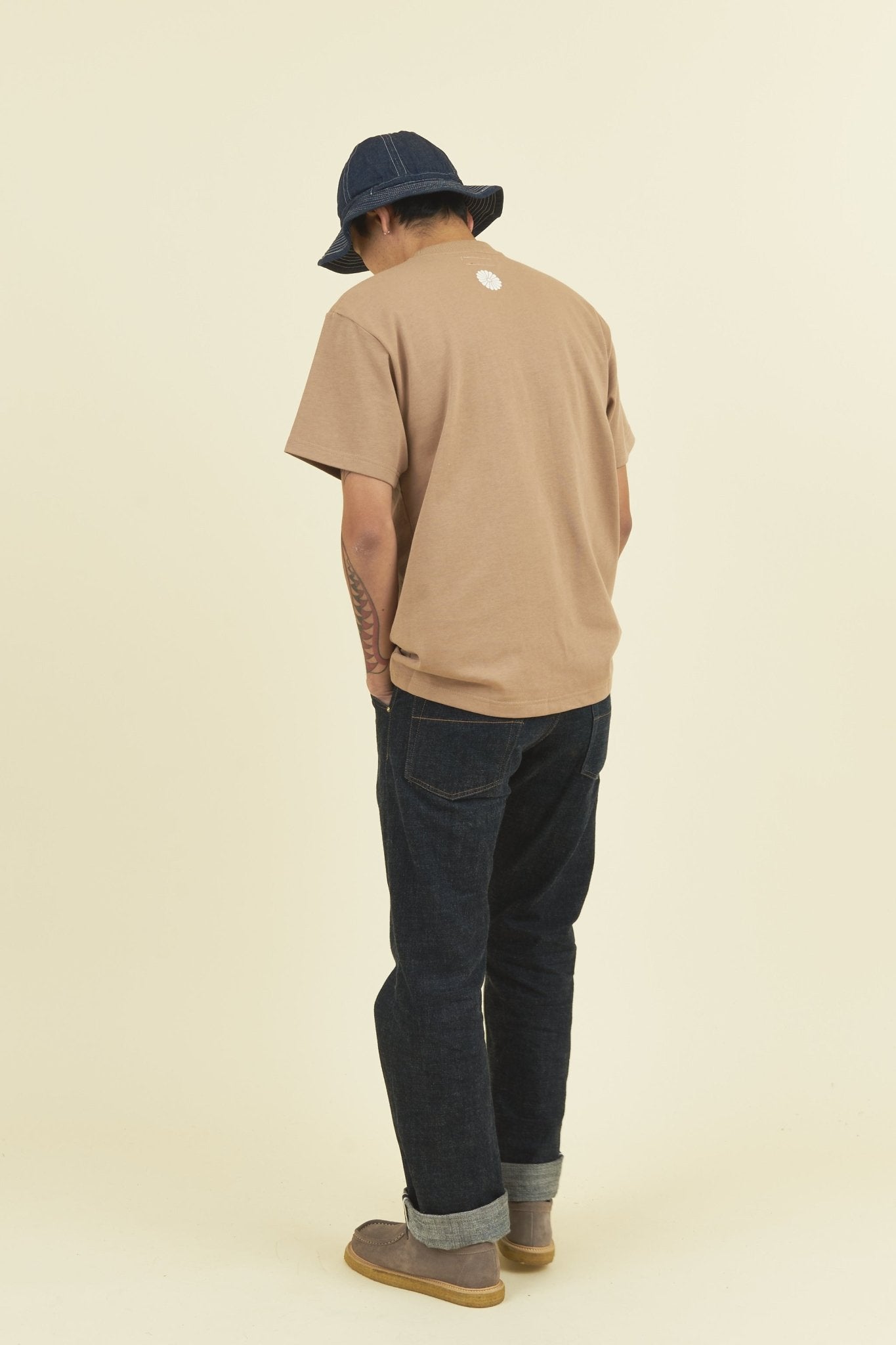 Godspeed 'Zenith' Heavyweight Organic T-Shirt - Brown -Godspeed - URAHARA