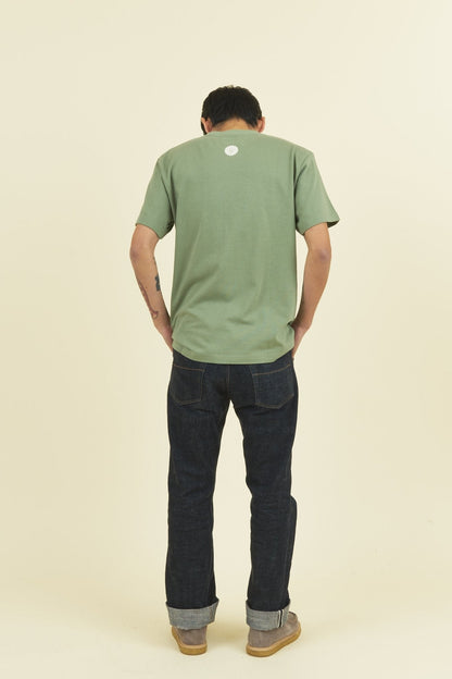 Godspeed 'Zenith' Heavyweight Organic T-Shirt - Green -Godspeed - URAHARA