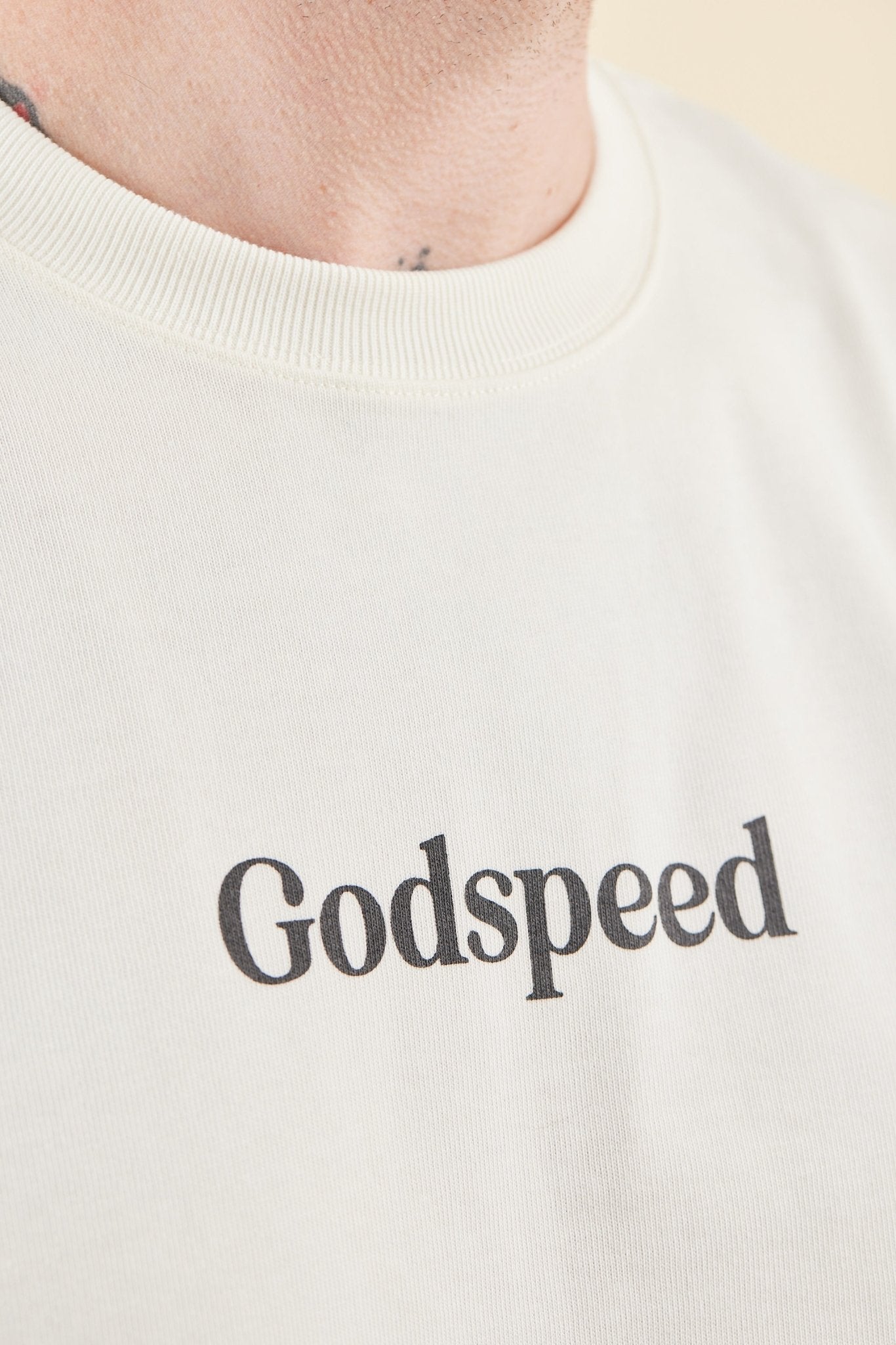 Godspeed 'Zenith' Heavyweight Organic T-Shirt - Natural -Godspeed - URAHARA