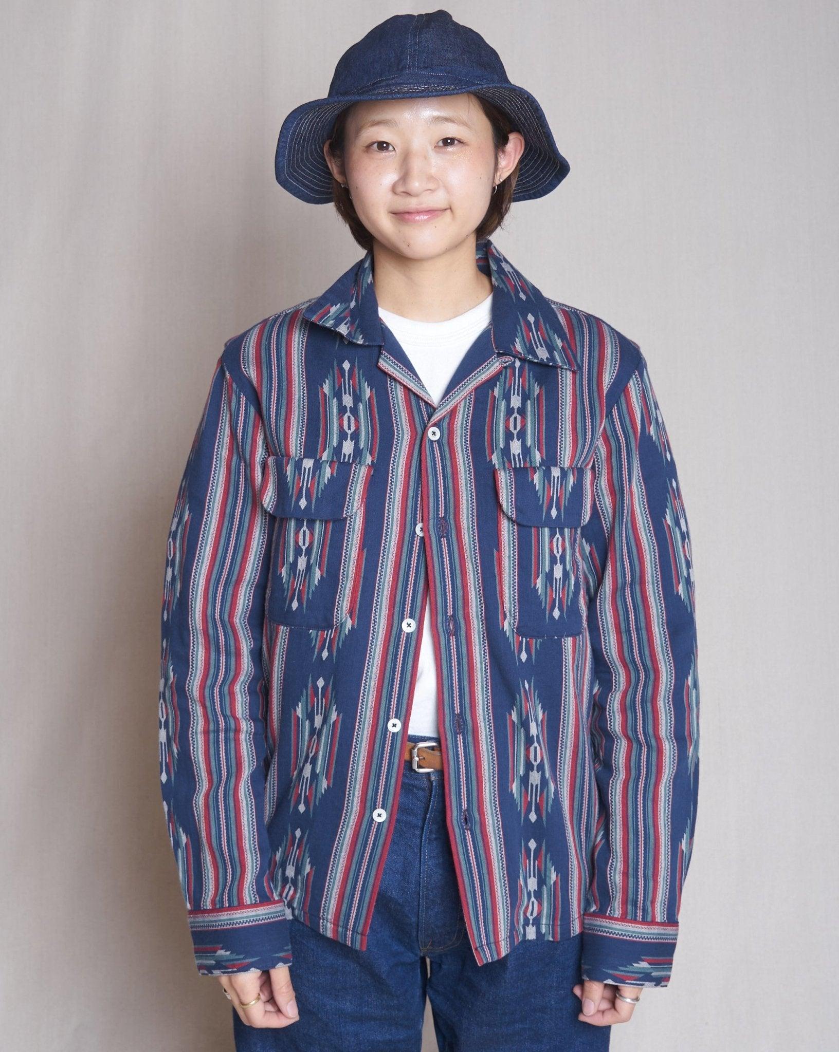 Jelado Westcoast Shirt - Navy Jacquard -Jelado - URAHARA