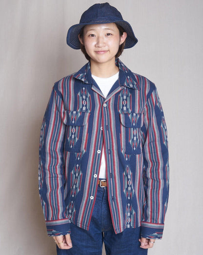 Jelado Westcoast Shirt - Navy Jacquard -Jelado - URAHARA