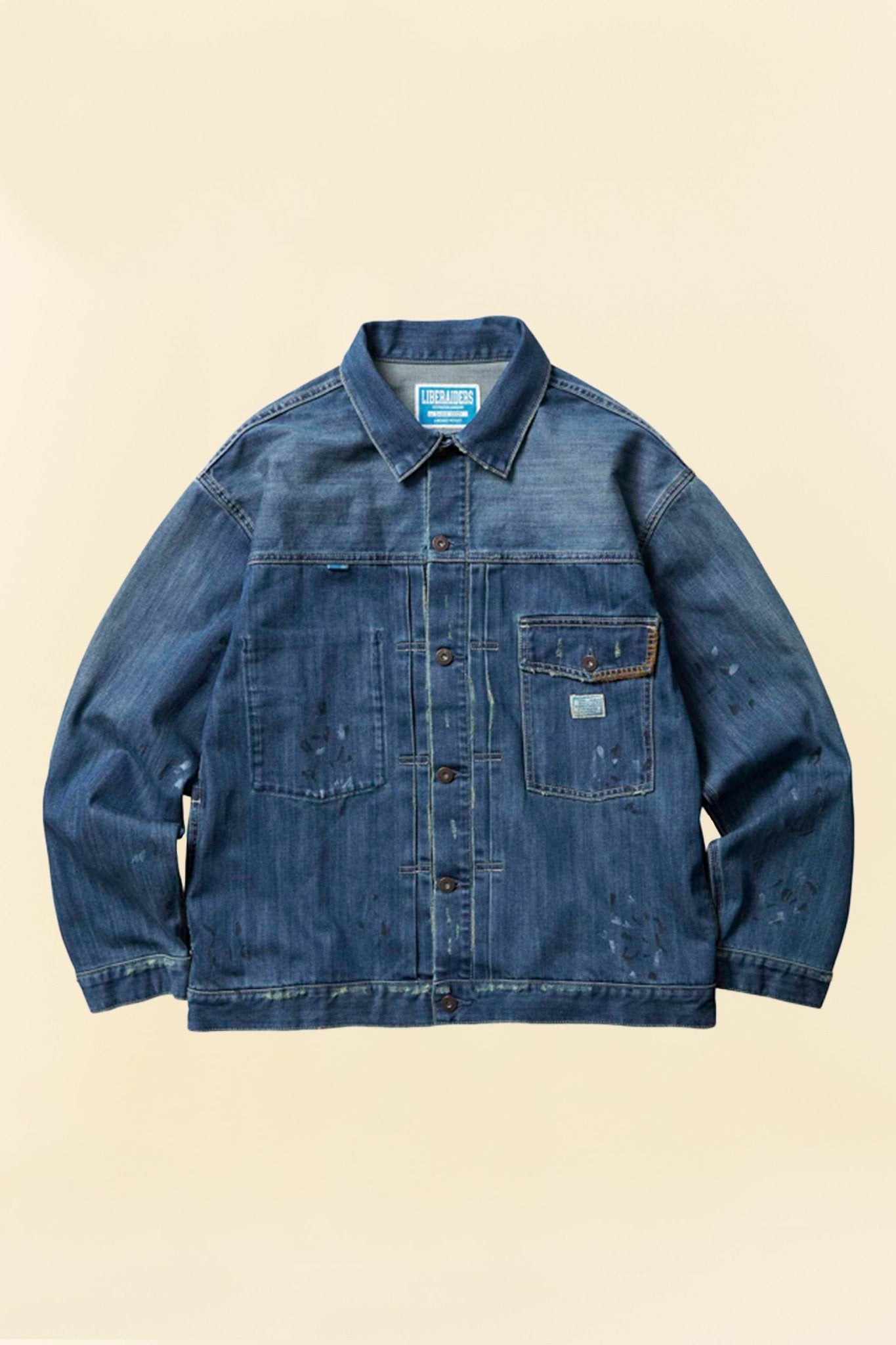 Liberaiders Denim Jacket - Indigo -Liberaiders - URAHARA