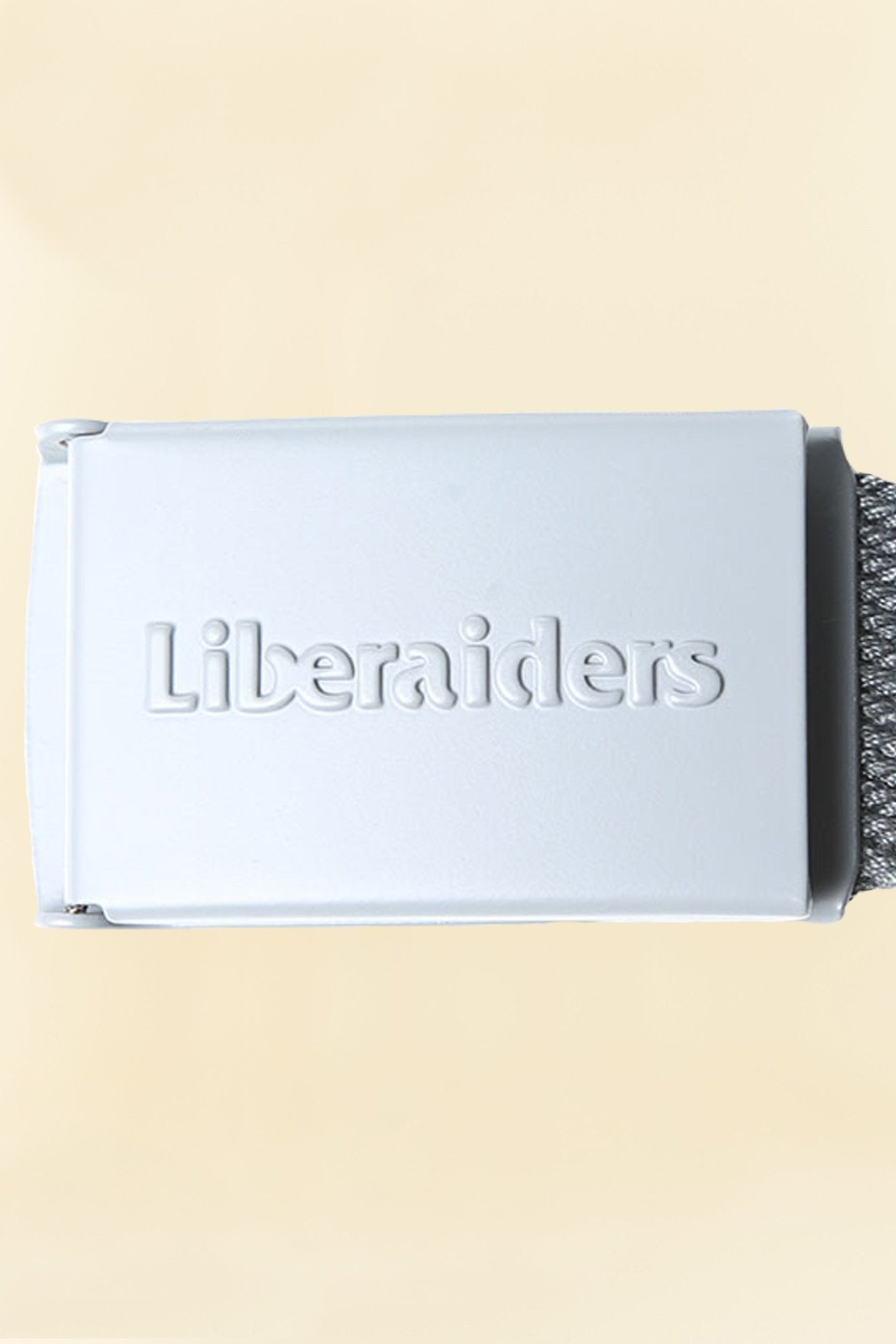 Liberaiders Emboss Logo Belt - Grey -Liberaiders - URAHARA