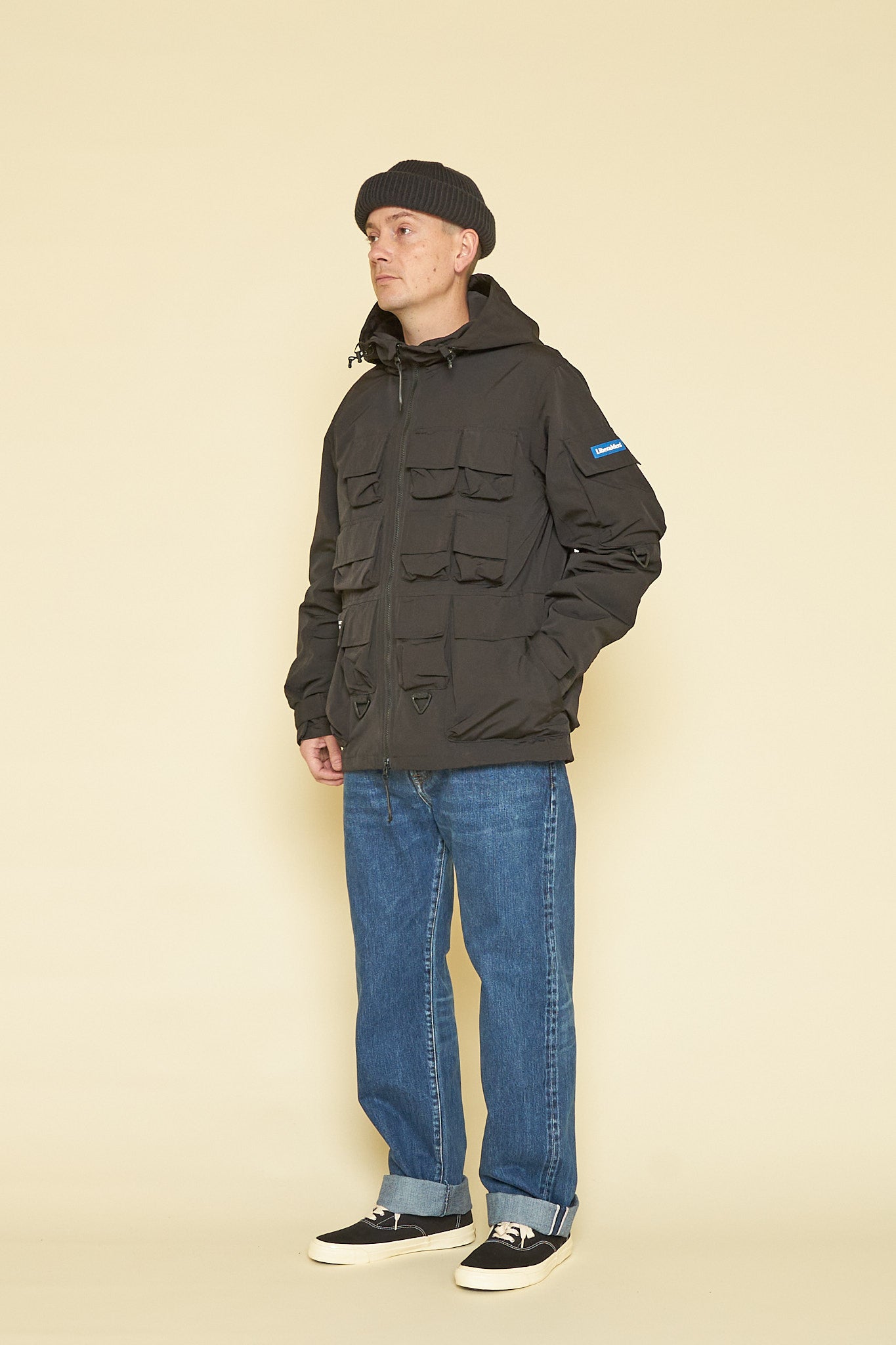 Liberaiders Wind Shell Jacket II - Black -Liberaiders - URAHARA