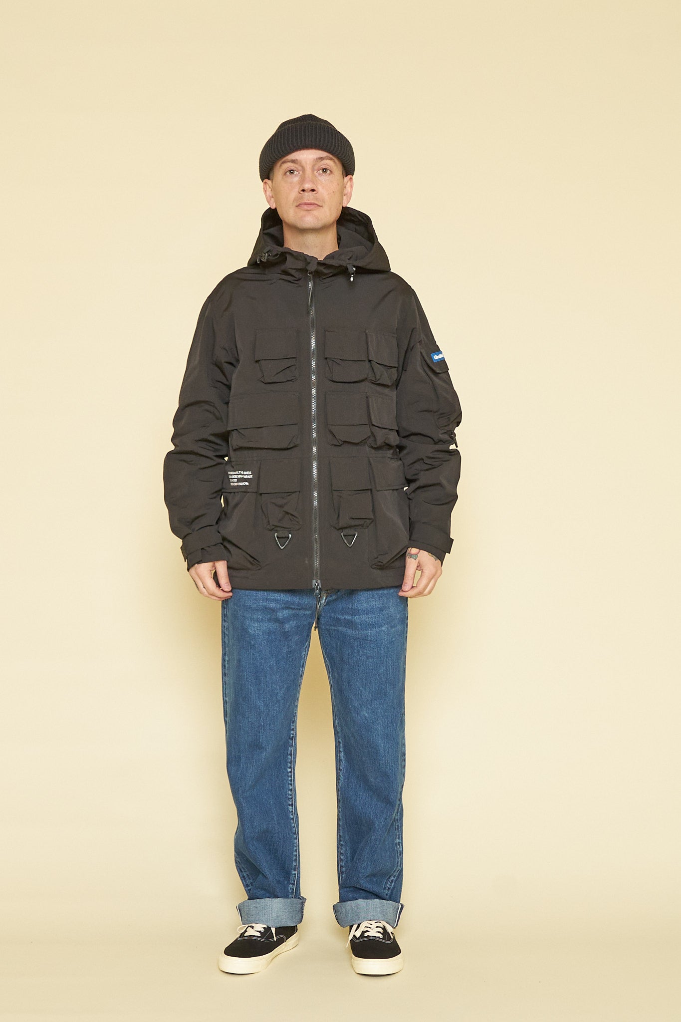 Liberaiders Wind Shell Jacket II - Black -Liberaiders - URAHARA