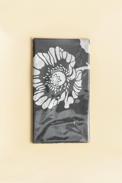 Radiall Badass Flower Bandana - Ink Black -Radiall - URAHARA