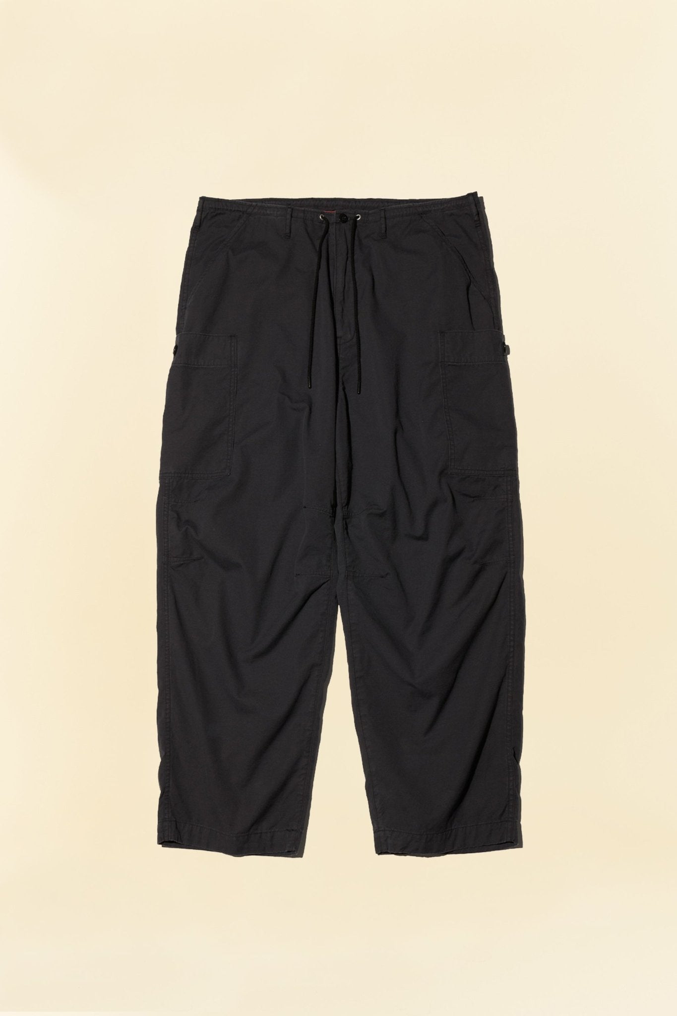 Radiall Clan Wide Fit Cargo Pants - Black -Radiall - URAHARA