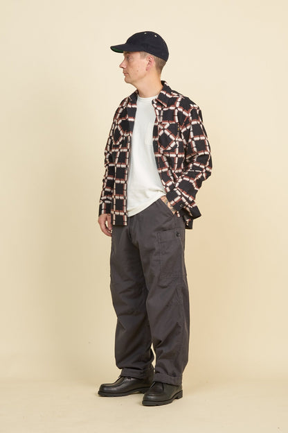 Radiall Clan Wide Fit Cargo Pants - Black -Radiall - URAHARA