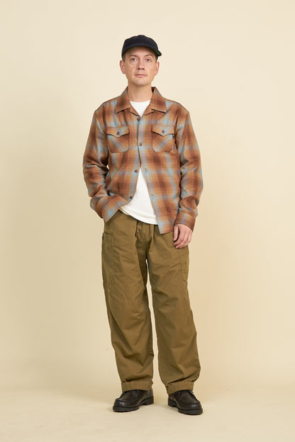 Radiall Clan Wide Fit Cargo Pants - Khaki -Radiall - URAHARA