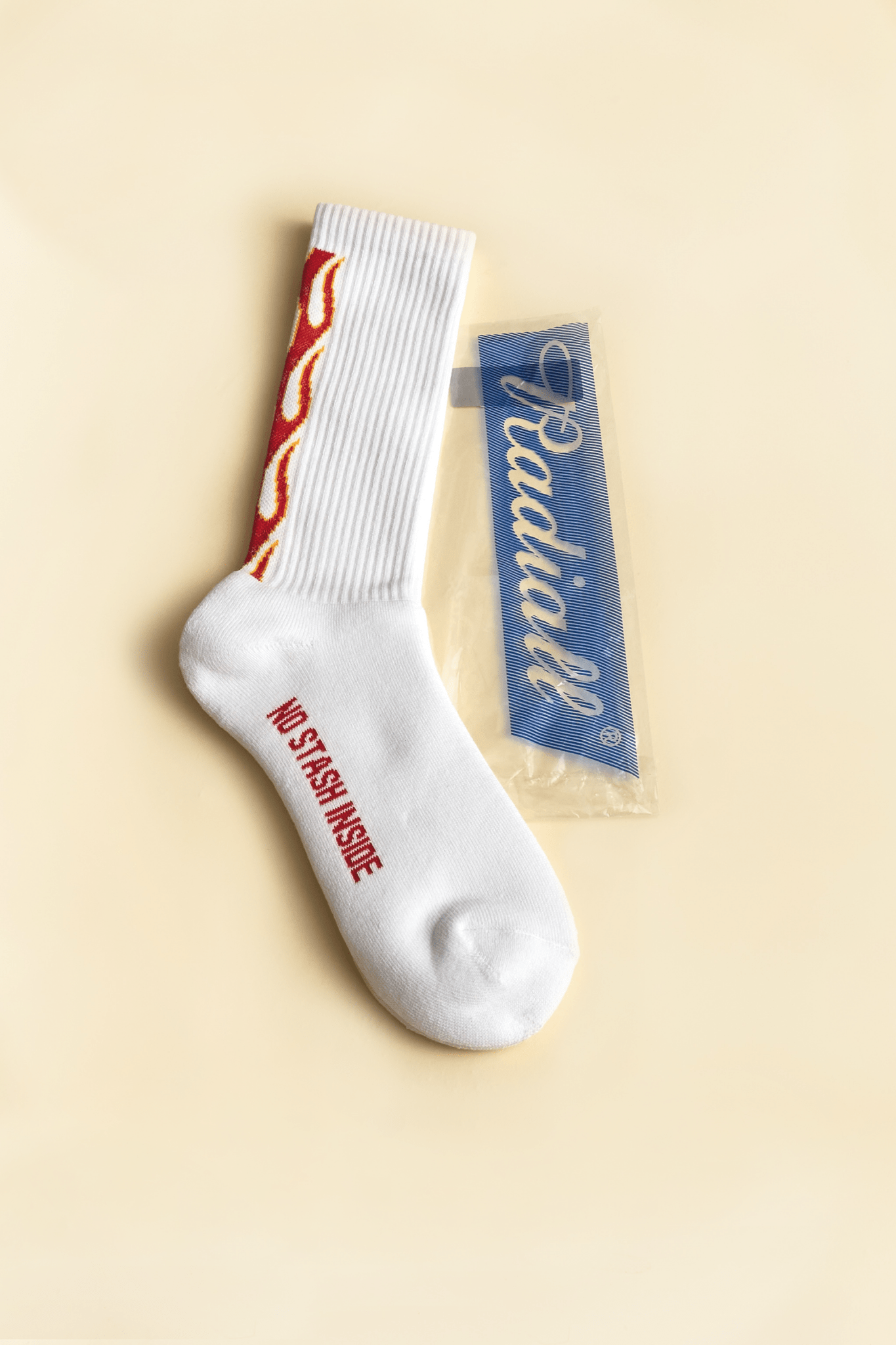 Radiall Flames Socks - White -Radiall - URAHARA