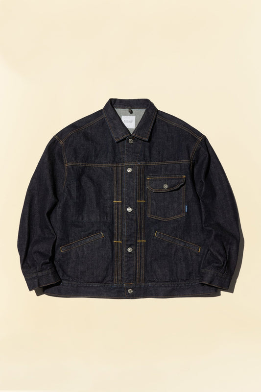 Radiall Frisco Engineer Denim Jacket - Deep Indigo -Radiall - URAHARA