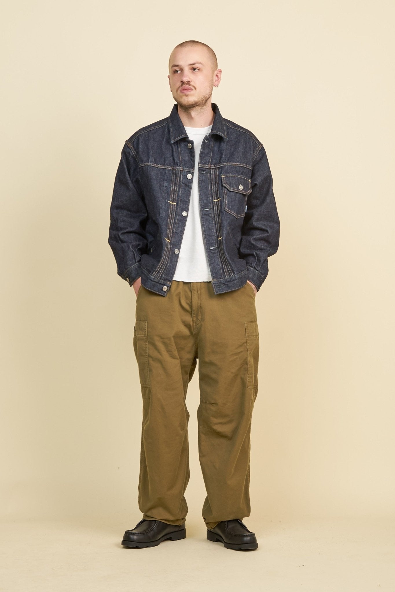 Radiall Frisco Engineer Denim Jacket - Deep Indigo -Radiall - URAHARA