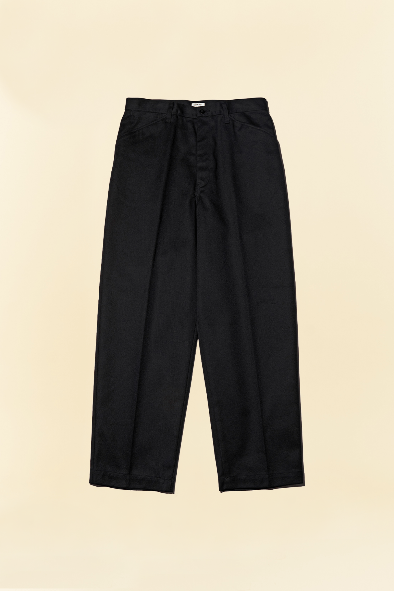 Radiall Frisco Straight Tapered Fit Pants - Black -Radiall - URAHARA