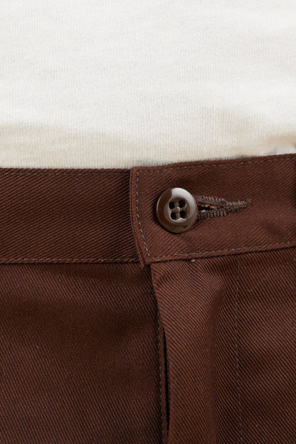 Radiall Frisco Straight Tapered Fit Pants - Brown -Radiall - URAHARA