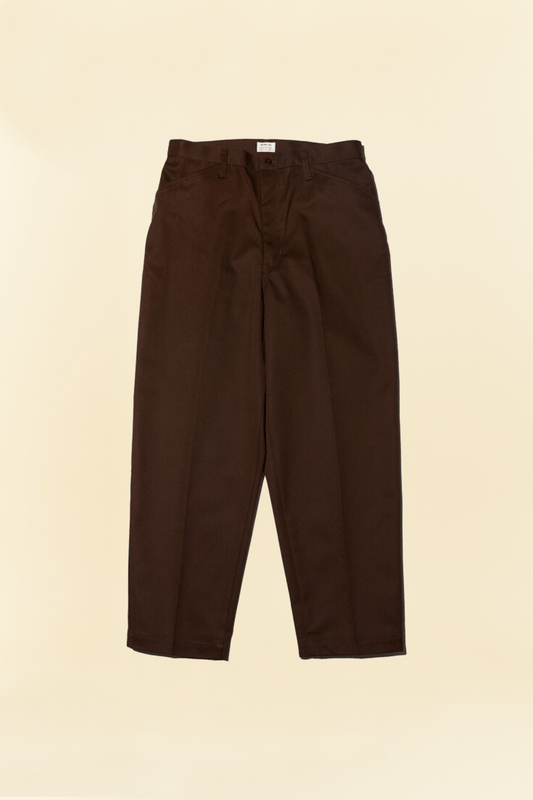 Radiall Frisco Straight Tapered Fit Pants - Brown -Radiall - URAHARA