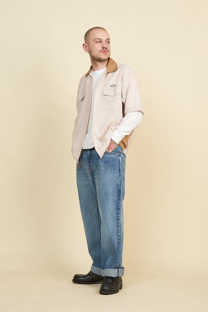 Radiall Hammond S/S Open Collared Shirt - Root Beer -Radiall - URAHARA