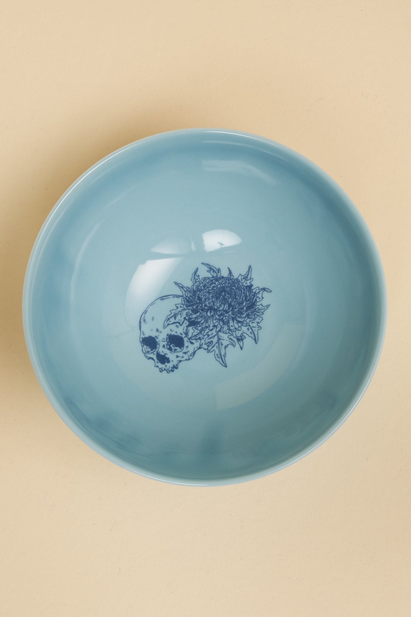 Radiall Hebi Dokuro Rice Bowl - Blue -Radiall - URAHARA