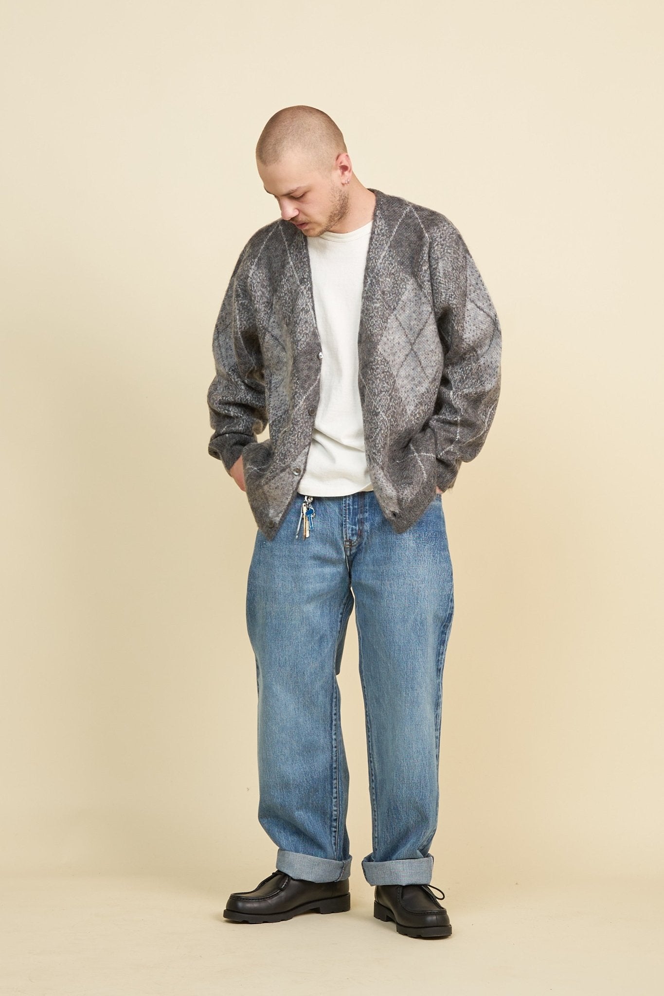 Radiall Inna De Yard Mohair Cardigan - Black -Radiall - URAHARA