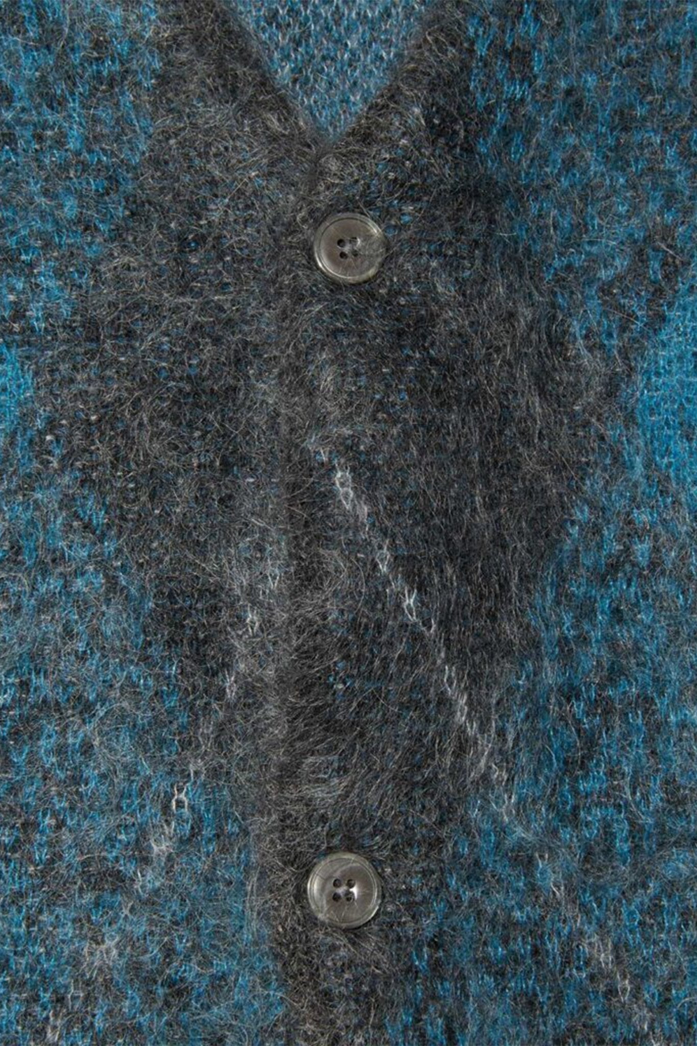 Radiall Inna De Yard Mohair Cardigan - Blue -Radiall - URAHARA