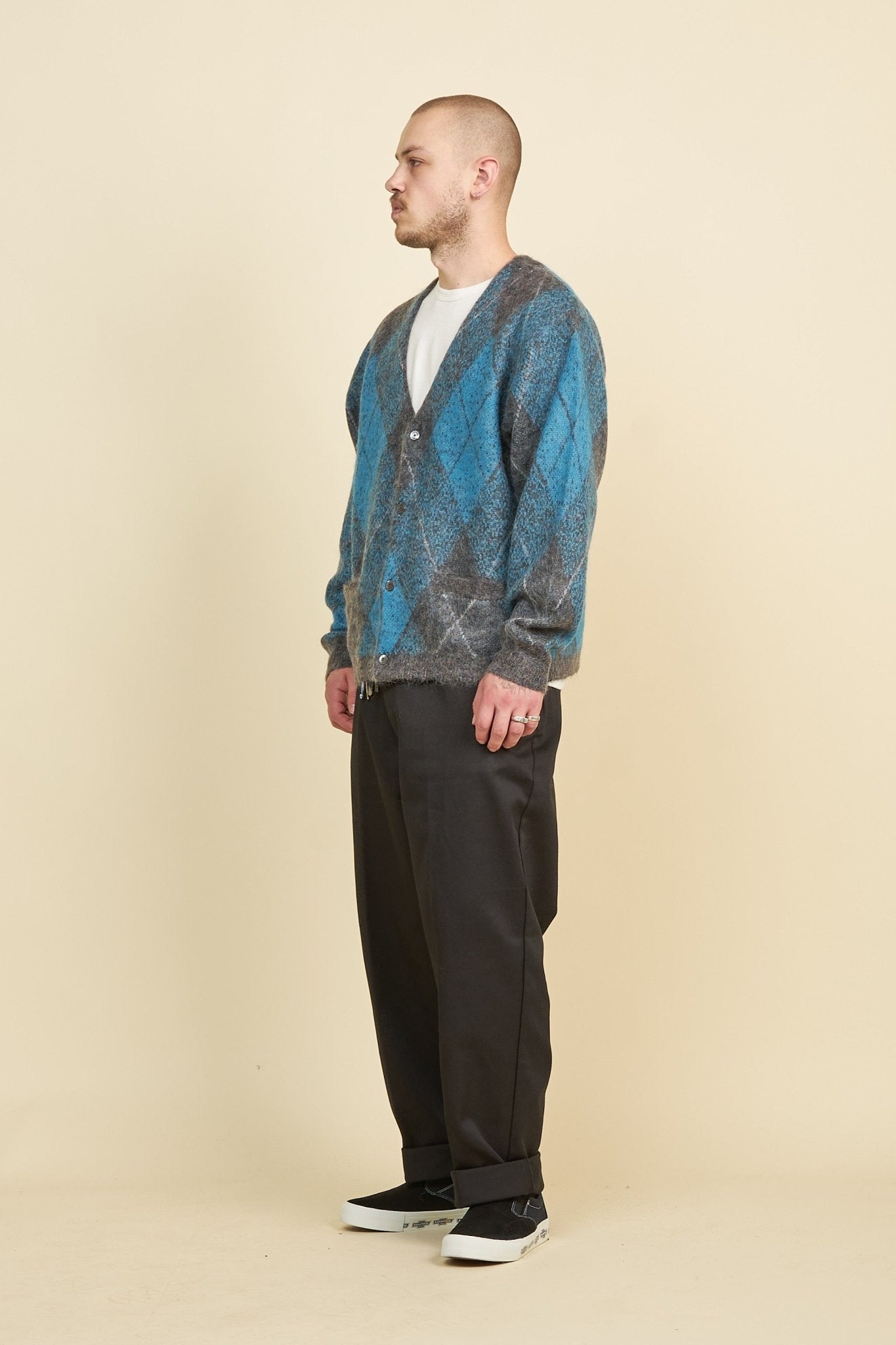 Radiall Inna De Yard Mohair Cardigan - Blue -Radiall - URAHARA