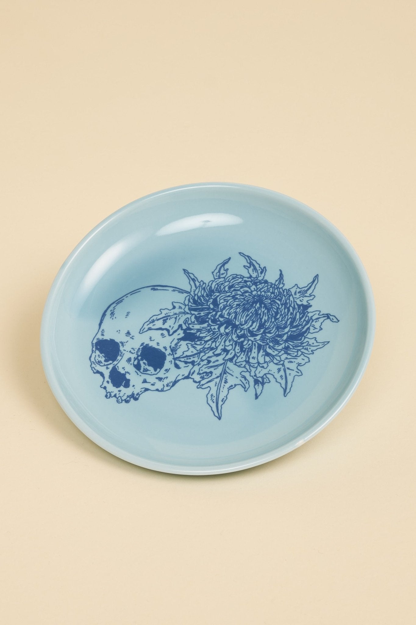 Radiall Kiku Dokuro Plate - Blue -Radiall - URAHARA