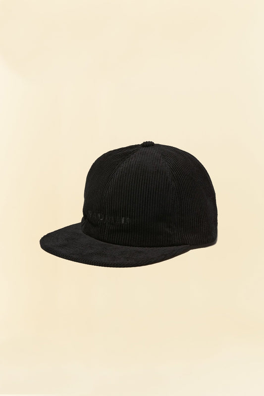 Radiall Motown Corduroy Baseball Cap - Black -Radiall - URAHARA