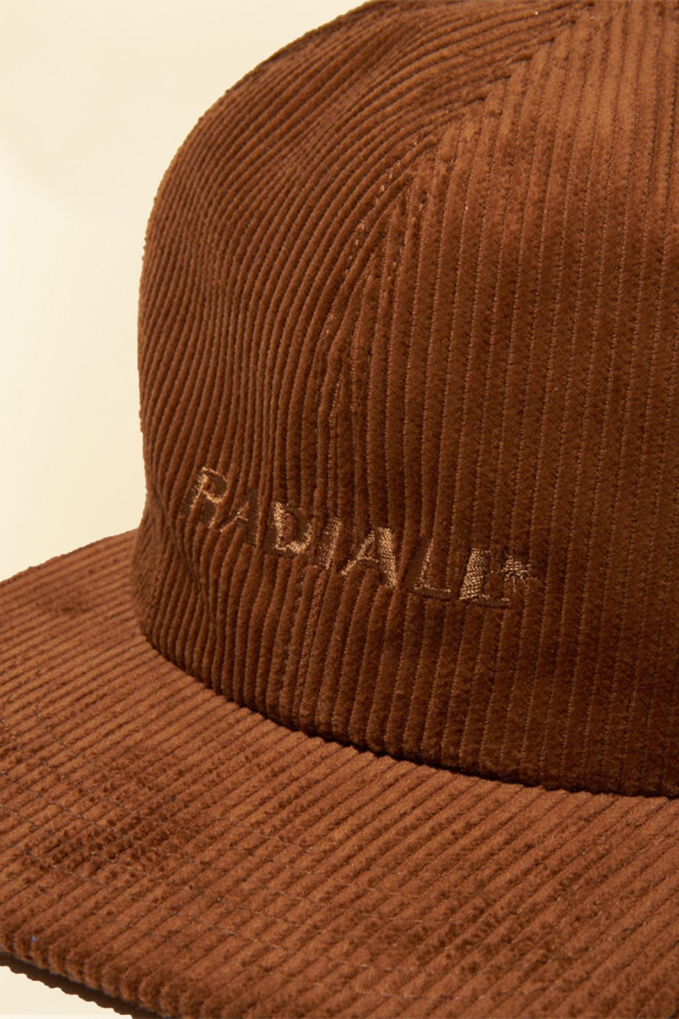 Radiall Motown Corduroy Baseball Cap - Root Beer -Radiall - URAHARA