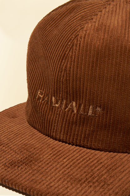 Radiall Motown Corduroy Baseball Cap - Root Beer -Radiall - URAHARA