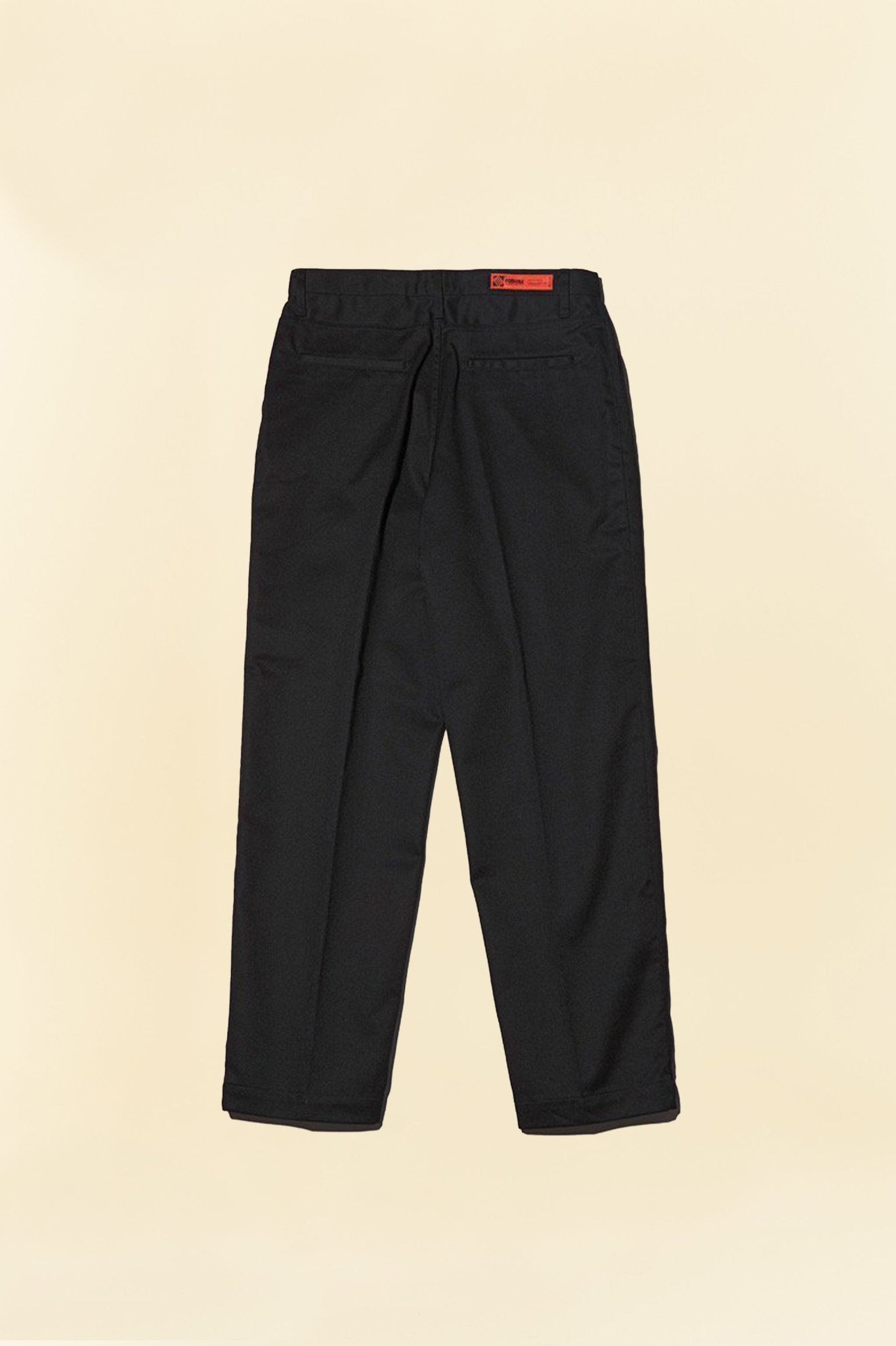 Radiall Motown Wide Tapered Fit Work Pants - Black -Radiall - URAHARA